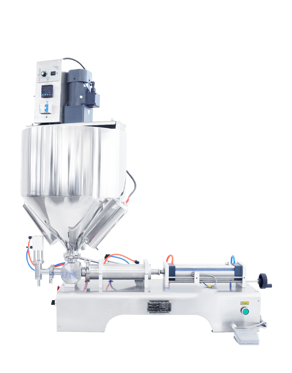 เครื่องบรรจุของเหลวพร้อมระบบกวนและทำความร้อนในตัว รุ่น ZS-GTJH1 ✨