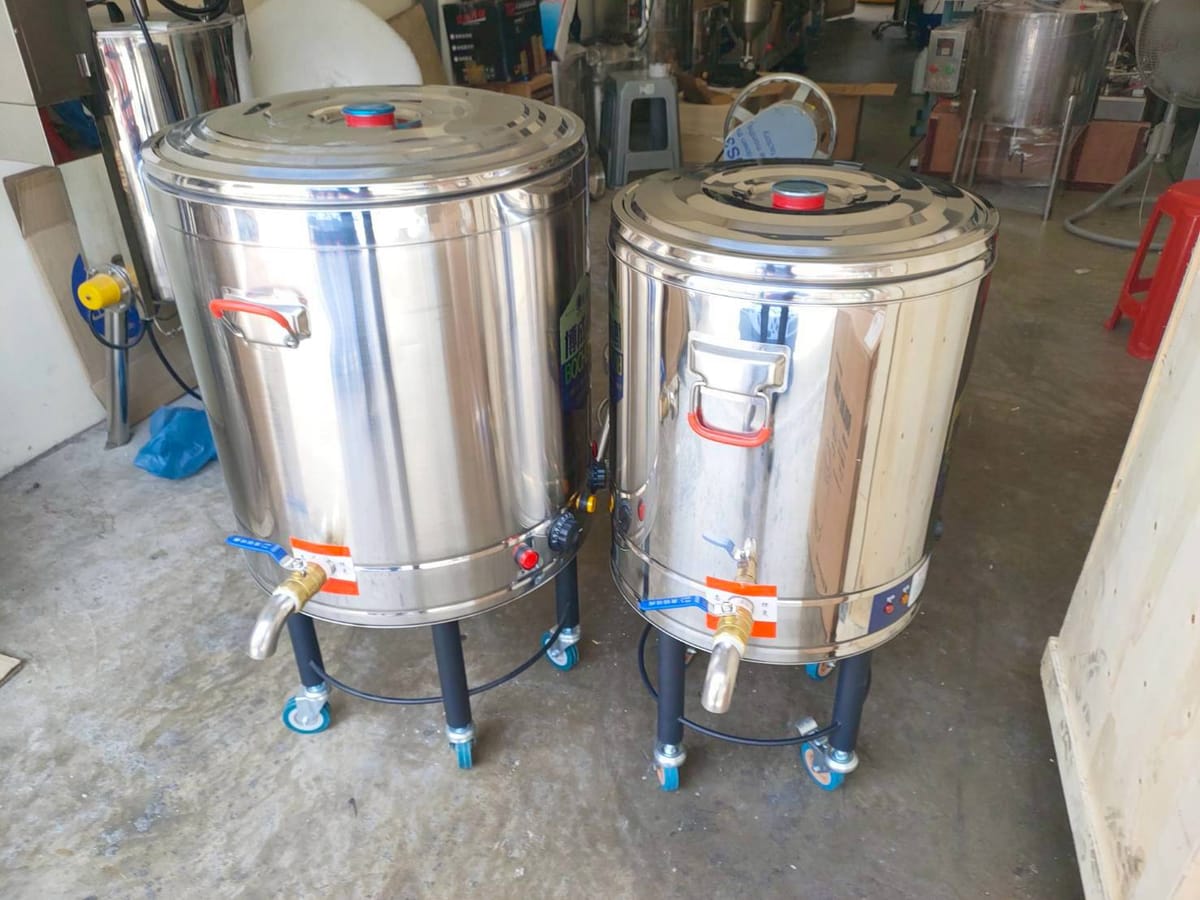 หม้อต้มทำความร้อนไฟฟ้า BC-DPS 🌟 พร้อมหัวก๊อก+ล้อเลื่อน! 😍